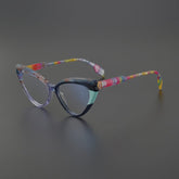 Lois Acetate Cat Eye Glasses Frame Cat Eye Frames Southood Multicolor